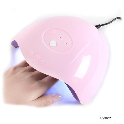 China Wholesale 36W Germicidal Pink Germicidal Rose Disinfection Lamp UV Led Nail Lamp USB Power Up Half Round Shape Gel Polish Curing Lamp For Nail Art for sale