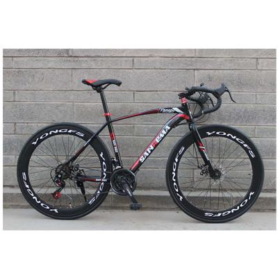 China Popular 700C Road Bicycle Carbon Steel Carbon Road Bike 24 26 27.5 29 Inch for sale