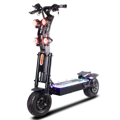 China Aluminum alloy 14 inch 13 inch 11 inch electric scooter LED light high power off-road high speed electric scooter for sale