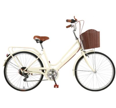 China 2021 Hot Sale Sports City Bike In Europe Wholesale Bicycle 24 Inch City Bikes For Man And Women for sale