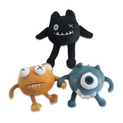 China Promotion Toy Customized Art Small Size Plush Made Toy Cute Monster Stuffed Key Chain Plush Hanging Toy for sale