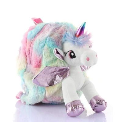 China Home Decoration/Gifts/Custom Soft Plush Unicorn Backpack Toy Custom Adorable Sale/Promotion Soft Bag for sale