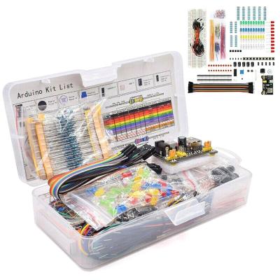 China Suitable for ONU R3 Component Package Beginner Kit with 830 Point Starter Kit ONU R3 Potentiometer Capacitor LED Resistor Breadboard for sale