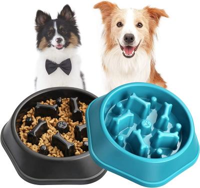 China Wholesale White Automatic Feeding Custom Food Slow Feeder Dog Bowl Pet Bowl for sale