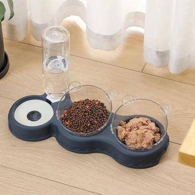 China High Capacity Automatic Pet Wheels Automatic Multifunction Pet Feeder And Water Dispenser For Cat And Dog for sale