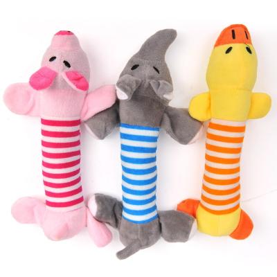 China Cute Stuffed Plush Animals Train Funny Cat Stuffed Fleece Toy Dog Squeaky Pet Durable Chew Molar Washable Dog Play Toy for sale