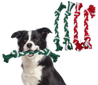 China New Interactive Dogs Xmas Big Aggressive Dog Rope Toy Dog Rope Toys For Chewers For Dog for sale