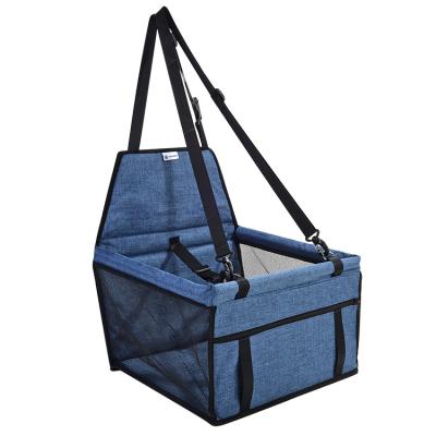 China Foldable Pet Dog Hammock Car Front Seat Oxford Cloth Carriers Mat Crate Blanket Restraint Barrier Waterproof Basket Cover Small for sale