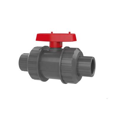 China Factory Provide Regulating CPVC Threaded Double True Union Ball Valve en venta