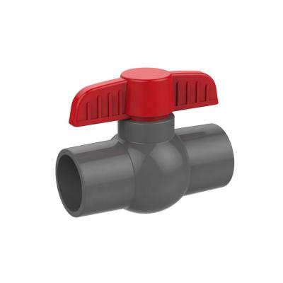 China UPVC China Factory TY High Quality PVC plastic GB/DIN Size 25mm Price List Of Ball Valve Types for sale