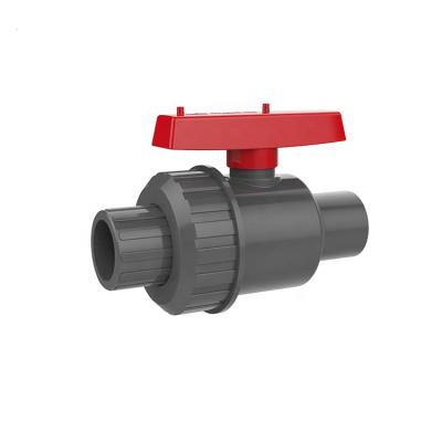 Chine CHINA WATER SUPPLY PLASTIC PIPE FITTINGS BALL VALVE PVC SINGLE UNION VALVE SOCKET à vendre