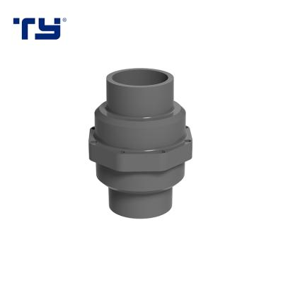 China plastic single union check valve pvc fitting 110mm zu verkaufen