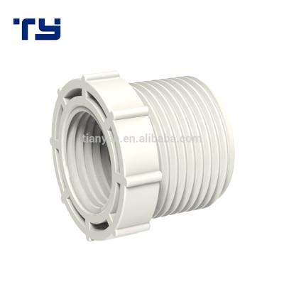 中国 TY brands Water supply PVC UPVC plastic Joint fitting BS Threaded male and female adapter 販売のため