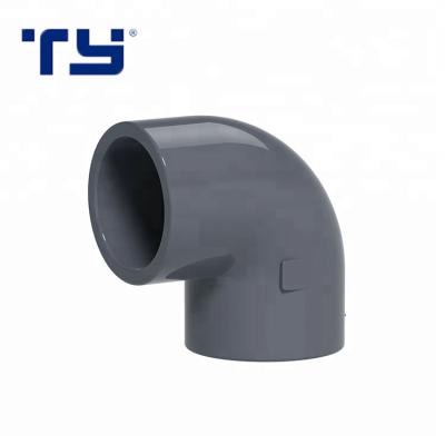 China Rubber Joint Fitting Industrial Water Supply PN16 Pressure Rubber PVC 90 Degree Elbow Te koop