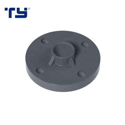 China PN16 high pressure PVC Industrial Water supply blind socket weld flange for sale