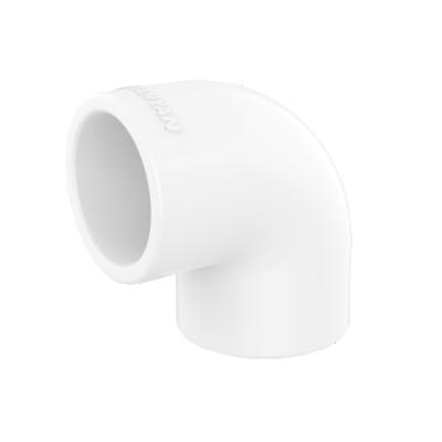 China sch40 upvc 90 degree pvc elbow pipe fitting socket style for sale