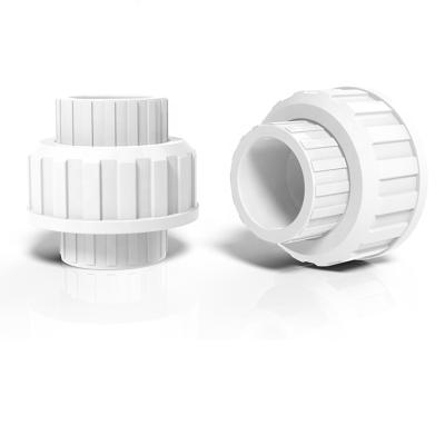 中国 sch 40 UPVC PVC quick installation Union coupling 2 inch 販売のため