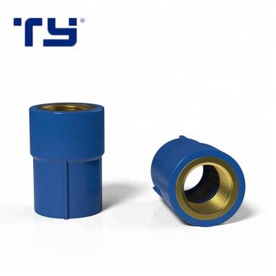 Cina PVC Plastic Pressure Pipe Fittings BS En 10026-2 Standard brass female thread socket in vendita