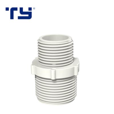 China 30 Years Valve Manufacturer Pvc-U Bsp Threadable Reducing Nipple Te koop