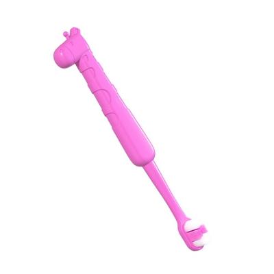 China Lovely home popular cartoon animal purple children's toothbrush cleaning brush SF539 for sale