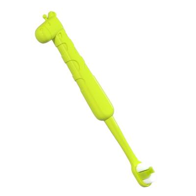 China Home Green Comfortable Soft Bristle Toothbrush Children's Toothbrush Cleaning Brush SF539 for sale