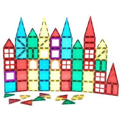 China Building Toy Blocks Set Tiles For Children 100 Pieces Magnetic Building Block Toys for sale