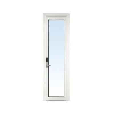 China Hinged Glass Door Windproof Aluminum Double Frame Door Glass Door With Thickness Of 2mm Or More for sale