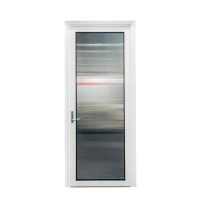 China Low Price Windproof Custom Hinged Doors Aluminum Frame Glass Doors for sale