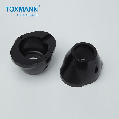 China AL7075 Aluminum Components Of CNC Machine Black Anodizing Surface for sale