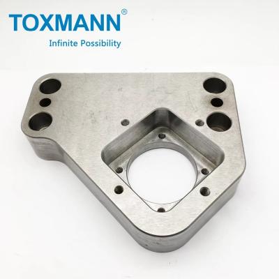 China Customize CNC Machining Parças de fresagem Aço 45, Oxidação da superfície do metal Tratamento de níquel texturizado Parte de fresagem CNC à venda