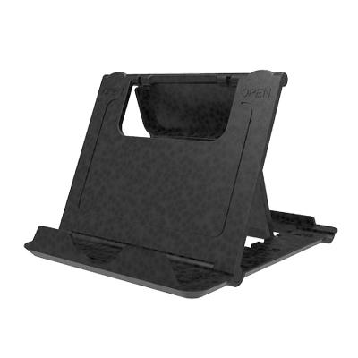 China Large Size Plastic Black Phone Holder For iPad And iPhone Universal Cell Desktop Holder For Phone Stand for sale