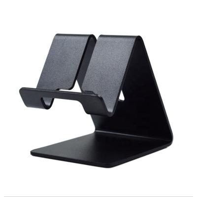 China Large Size Desktop Cell Phone Stand Holder, Updated Aluminum Desktop Solid Universal Stand for All Mobile Smart Phone Tablet for sale