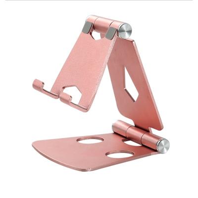 China 2020 Foldable Mobile Phone Tablet Stand Holder Aluminum Alloy Tablet Adjustable Stand Large Size Desktop Stand For Office for sale