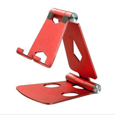 China 2020 Foldable Mobile Phone Tablet Stand Holder Aluminum Alloy Tablet Adjustable Stand Large Size Desktop Stand For Office for sale