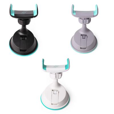 China 360 Degress Rotation/Suction Mount Two-in-One Car Phone Holder Silicone Suction Cup Navigation Bracket Holder for sale