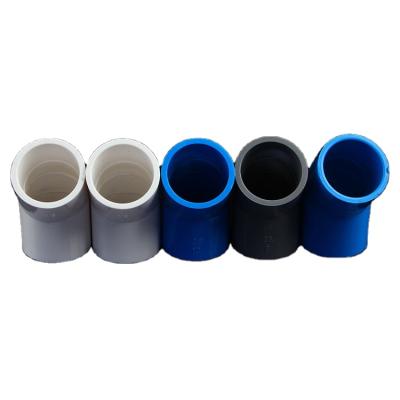 China Easy To Handle And Install Drain Away White PVC Water Union Plastic Pipe Fitting Elbow for sale