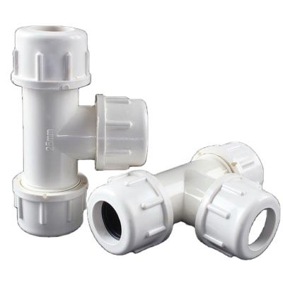 China China manufacture hot sale plastic pipe fitting same size communication pipes fitting with common for sale