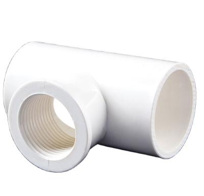 China Easy To Handle And Install 3 Colors Threaded End Fittings PVC Pipe Fitting Water Pipe for sale