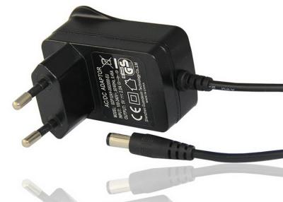 China EU 2 Pin Plug In Power Adapter With DC Plug 9V 1A Output Light Weight for sale