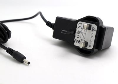 China Black / White 9 Volt 1000ma Power Supply , 9v 1a AC Power Plug Adapter for sale