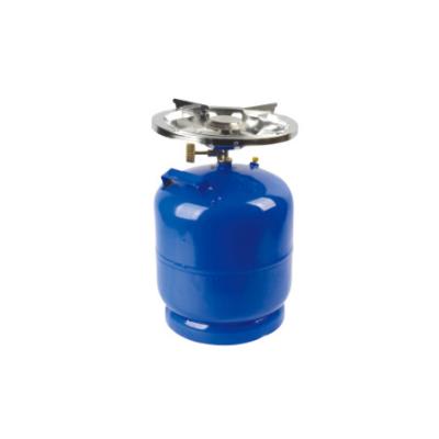 China Household UKRAINE market hot sale, 2kg, 3kg cylinder with camping gas burner ZJ-C34 for sale