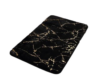 China Factory Sale Good Quality Price Direct PV Velvet Washable Good Tanning Non-Slip Bath Mat Set Of 2 for sale