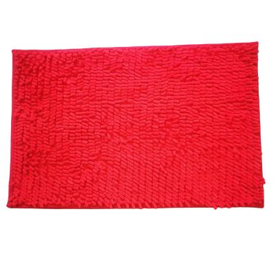 China Quickly Abosord Water Washable Microfiber Chenille Bathroom Floor Mat Door Mat Entrance Hall Bedroom Kitchen Mat for sale