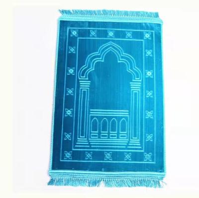 China 80x120cm or 70x110cm Factory Direct Sale Washable Sejadah/Embossed Portable Islamic Adult Arabic Prayer Mats for sale