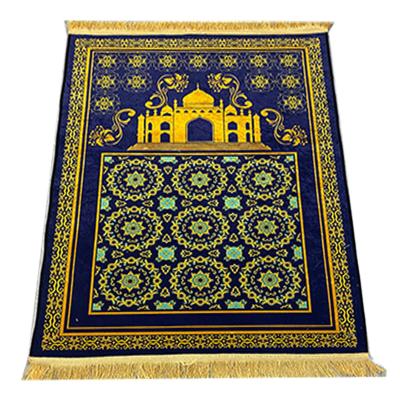 China Wholesale Washable Prayer Mat With Compass Qibla Finder Islam Mosque Travel. Pocket portable prayer mat for muslims for sale