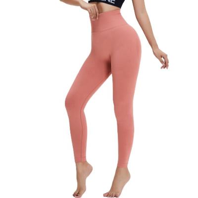 China Breathable High Rebound Women Lift Up Gaiters Seamless Hip Pleat Yoga Sports Fitness Tight Lifting Pants for sale