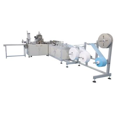 China Garment Shops Quickly 3 Ply Surgical Disposable Face Mask Machine Non Woven Full Automatic Face Oxygen Mask Making Machine for sale