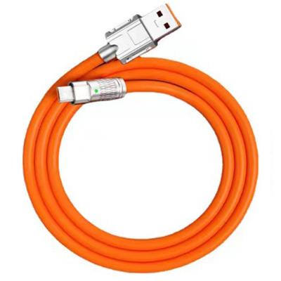 China MP3 / MP4 Player USB Zinc Alloy 120W Fast Charging Cable For Iphone Huawei Xiaomi Android Type C Fast Charging Cable for sale