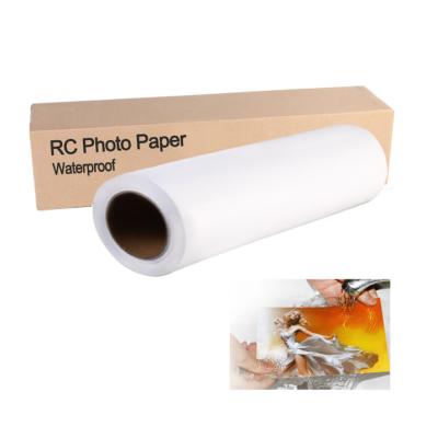 China High Gloss Photo Printing RC Photo Paper Ink Printing Photo Waterproof Photo Paper Roll for sale