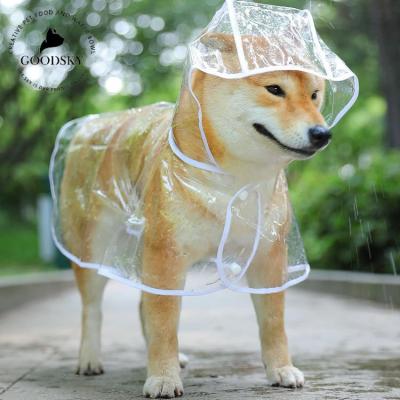 China Viable New Dog Clothing Wholesale Schnauzer Style Teddy Waterproof Windproof GOODSKY Raincoat for sale